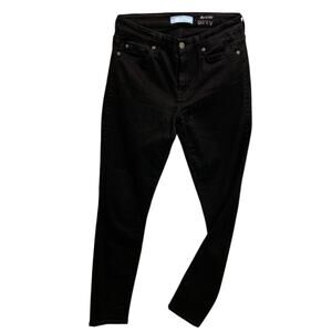 Size 27 7 for All Mankind Black The Ankle Skinny Womens Jeans